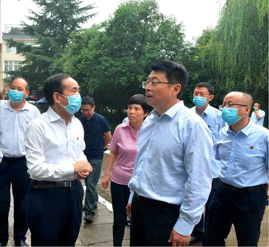 西安市副市长贠笑冬一行深入太阳娱乐临潼社区考察调研--太阳娱乐
